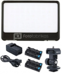 Falcon Eyes Soft LED Lamp Set DV-80SL with 2 batteries