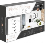 Rėmelis STYLER GRAPHICS SILVER SET 2x10x15/2x15x21/1x21x30 Black-Silver| 15mm