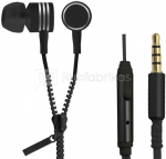 Esperanza Earphones ZIPPER with microphone black