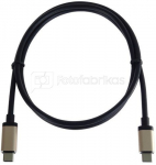 Cable USB 3.2 connector C/male - USB 3.2 C/male, Aluminium housing, 1m