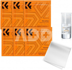 K&F Concept K&F 7 in 1 Cleaning kit, 10*10cm While Vacuum Cleaning Cloth*6 + 30ml Cleaning Liquid