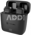 Natec Microphone | NMI-2255 | Hopper | Built-in microphone | Wireless | Black
