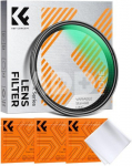 K&F Concept K&F 77MM Ultra-Thin Adjustable Long 4-8 Point Star Filter, Green Coated, with 3 Vacuum Cleaning Clot
