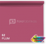Superior Background Paper 62 Plum 1.35 x 11m