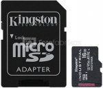 Kingston UHS-I 16 GB, microSDHC/SDXC Industrial Card, Flash memory class Class 10, UHS-I, U3, V30, A1, SD Adapter