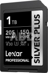 Lexar SDXC Professional SILVER Plus UHS-I/U3/A2/4K R205/W150 (V30) 1TB