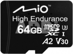 Mio High Endurance | 64 GB | MicroSD | Flash memory class UHS-I