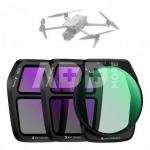 K&F Concept K&F DIJ AIR 3S 3pcs filter Kit(CPL+ND8+ND16)HD, single-sided anti-reflection green film, waterproof