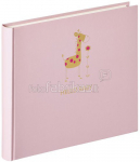 Walther Baby Animal rosa 25x28 50 wei&szlig;e Seiten / Giraffe UK148R