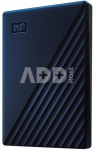 External HDD|WESTERN DIGITAL|My Passport for Mac|WDBA2F0050BBL-WESN|5TB|USB-C|USB 3.2|Colour Midnight Blue|WDBA2F0050BBL-WESN