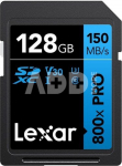 Lexar | Memory Card | Professional 800x PRO | 128 GB | SDXC | Flash memory class UHS-I