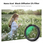 K&F Concept Fujifilm Black Mist 1/4 filter, black, lens HD coating waterproof and scratch-resistant,
