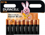 1x16 Duracell Plus Power Boost MN1500 AA LR6 1,5V
