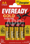 Energizer battery Eveready Gold AA CP4