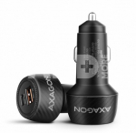 AXAGON PWC-PQ48 Car charger 48W, USB-A + USB-C, PD3.0/PPS/QC4+/SFC, Black