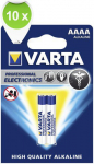 10x2 Varta Professional AAAA VPE Inner Box