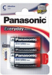 Baterijos Panasonic EVERYDAY LR14 - 2BP
