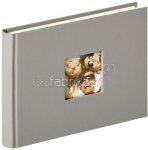 Walther Fun gray 22x16 40 pages Notebook album FA207X