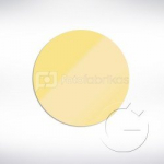 Metalinis diskas 38 mm. auksinis blizgantis (50 vnt)