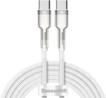 Cable USB-C to USB-C Baseus Cafule, 100W, 2m (white)