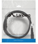 Lanberg Power cord extension cord IEC 320 C13 - C14 VDE 1.8M black