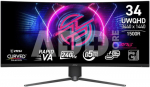 LCD Monitor|MSI|MPG 346CQRF X24|34"|Gaming/Curved/21 : 9|Panel VA|3440x1440|21:9|240 Hz|0.5 ms|MPG346CQRFX24