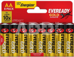 Energizer battery Eveready Gold AA DHP8