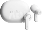 Sudio Earbuds | E4 Pro | Bluetooth | In-ear | Microphone | Cloud White | Noise canceling | Noise reduction | Wireless