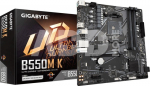 Gigabyte B550M K 1.0 M/B Processor family AMD, Processor socket AM4, DDR4 DIMM, Memory slots 4, Supported hard disk drive interfaces  SATA, M.2, Number of SATA connectors 4, Chipset AMD B550, Micro ATX