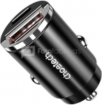 Car Charger Choetech TC0006 1x USB-A, 1x USB-C 30W PD 3.0 (black)