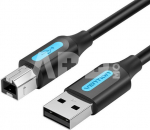 Cable USB 2.0 A to B Vention COQBD 2m (black)