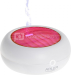 Adler USB Ultrasonic aroma diffuser 3in1 AD 7969 Ultrasonic Suitable for rooms up to 25 m&sup2; White
