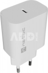 Natec Ribera USB Charger 1X USB-C 20W, White