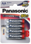 Baterijos Panasonic EVERYDAY LR6-4BP