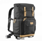 mantona Fotorucksack Luis schwarz Retro