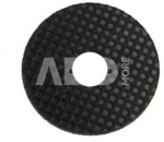 Caruba rubber cover plate (25 mm) with 3/8&rdquo; cutout