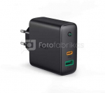 AUKEY PA-D3 Wall Charger 2xUSB Power Delivery (1xUSB+1xUSB C) 5.4A 60W Dynamic Detect
