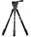 Tilta 75mm Cine Fluid Head with 3-Stage Carbon Fiber Tripod Legs (8KG) - Forest Camo