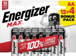 Energizer battery Max Alkaline AA CHP16 12+4