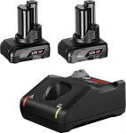 Bosch 2x 6.0Ah, GAL 12V-40 Rechargeable Battery