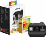 Polaroid Go Gen 3 Black + Color Film Bundle (8 Photos)