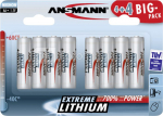 4+4 Ansmann Extreme Lithium AA Mignon LR 6 Big Pack