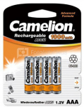 Camelion Rechargeable Batteries Ni-MH AAA (R03), 1000mAh, 4-pack