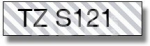Brother TZe-S121, Strong 9mm black on clear flexible tape