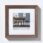 Walther Fiorito nut tree 30x30 Wood incl. Passepartout EF330N
