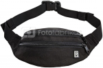 BlackRapid Waist Pack with 2 Zippered Pockets & Adjustable Belt   Black
