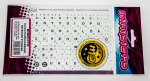 Minipicto keyboard stickers EST/RUS, black/white/grey (KB-UNi-EE02-WHTGRORA)