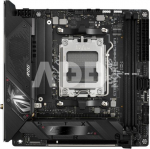 Asus ROG STRIX B650E-I GAMING WIFI Processor family AMD, Processor socket AM5, DDR5 DIMM, Memory slots 2, Supported hard disk drive interfaces  SATA, M.2, Number of SATA connectors 2, Chipset AMD B650, Mini-ITX