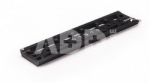 10" lightweight dovetail plate Black version