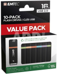 16GB K100 USB 2.0 Multicolour 10 pack